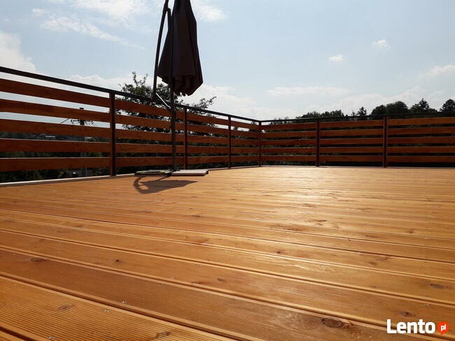 Tarasy drewniane i kompozytowe, pergole, zadaszenia, wiaty