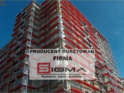 Rusztowanie elewacyjne Sigma 70P 270m2 - Pełne BHP