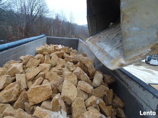 Kamień murowy na ściany skarpy stawu mury ogrodzenia