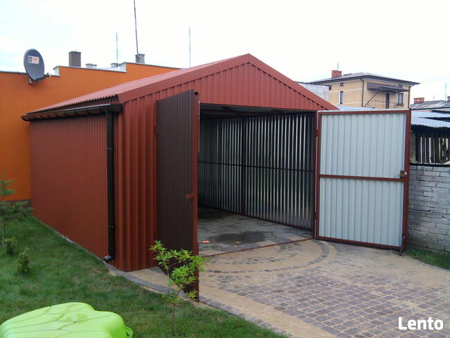Garaż blaszany na samochód budowę Węgrów