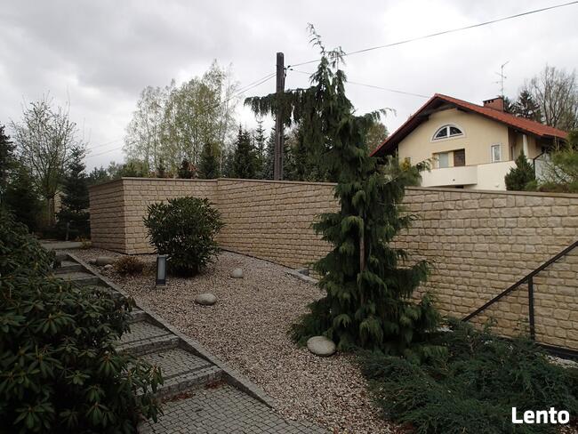 płytki na elewację domu z czerwonym dachem