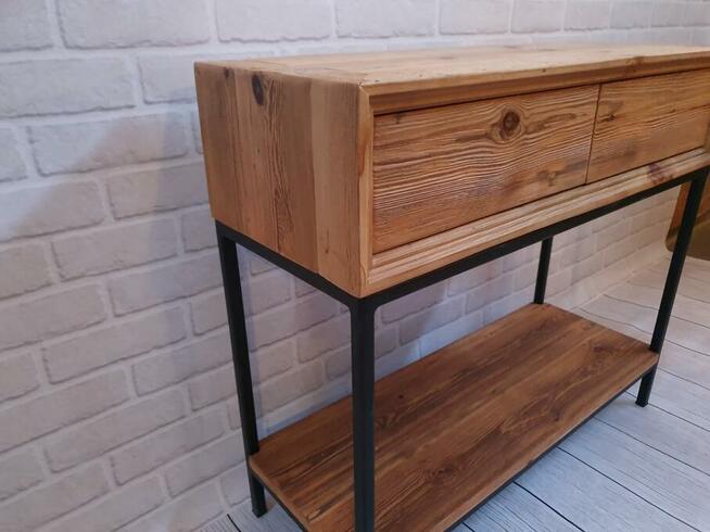 Konsola ze starego drewna na zamówienie - ALLDECO