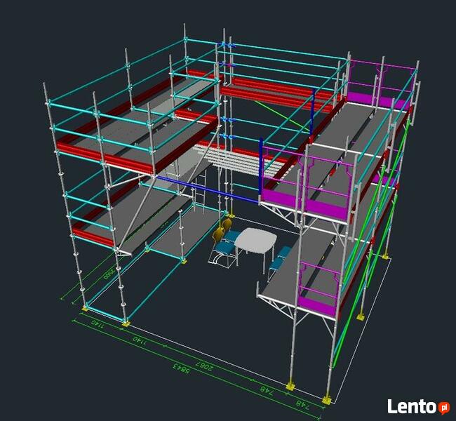 Rusztowania elewacyjne, modułowe WYNAJEM/SPRZEDAŻ/MONTAŻ