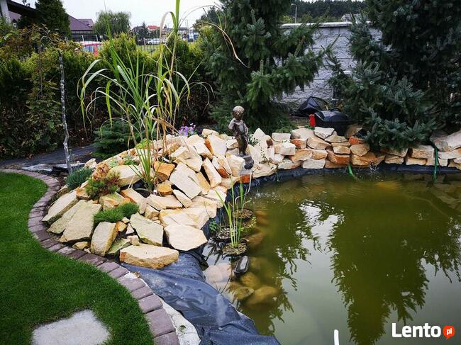 Kamień łamany murowy ogrodowy do oczka wodnego