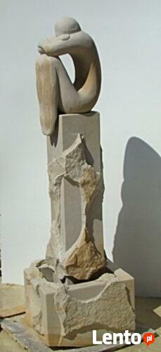 Fontanna zamyślona - piaskowiec, kamień naturalny