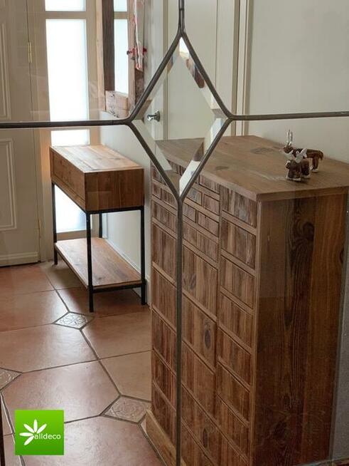 Konsola ze starego drewna na zamówienie - ALLDECO