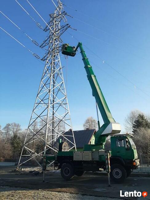usługi dźwigowe do 160 t podnośniki koszowe do 53 m zwyżki