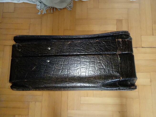 Walizka skórzana retro