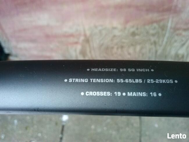 Rakieta tenisowa Dunlop profesjonalna, 250 zł.