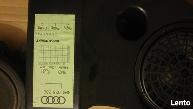Subwoofer z kompletem głośników do Audi A3 S3 RS3 8P