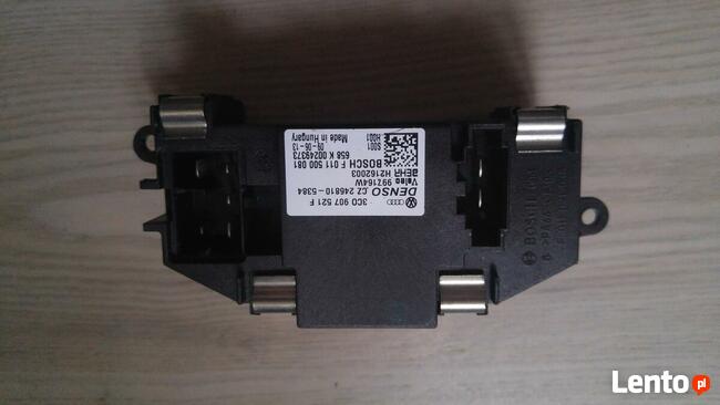 Rezystor opornik dmuchawy 3C0 907 521 F Audi VW
