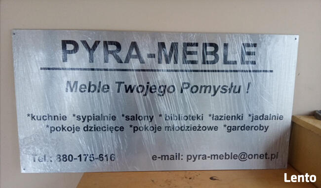 TABLICA INFORMACYJNA SZYLD REKLAMOWY OZNAKOWANIE REKLAMA