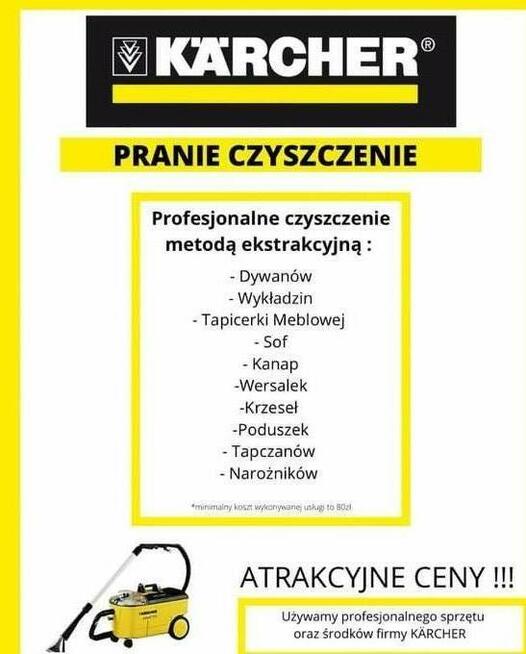 Czyszczenie tapicerki narożników, wersalek,dywanów, wykładzin,