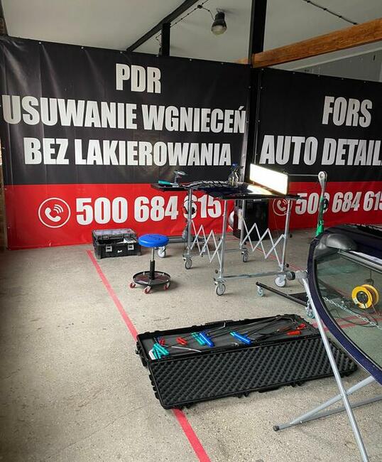 Szkolenie kurs PDR usuwanie wgnieceń bez lakierowania