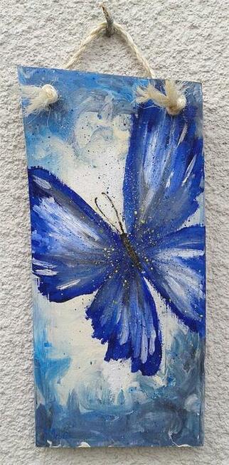 Obraz olejny na desce - Maki