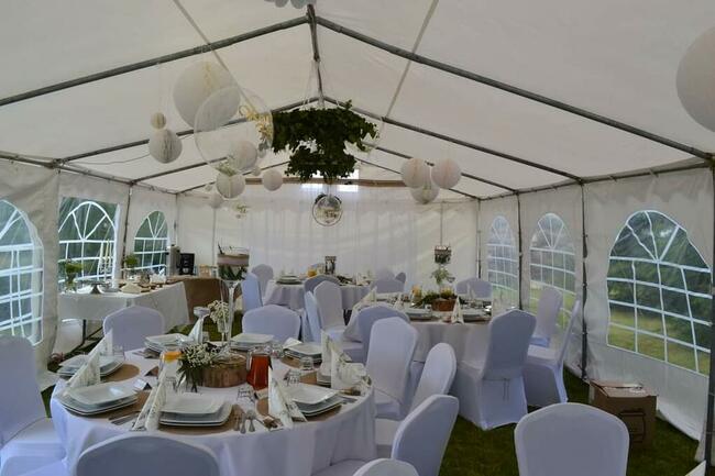 Wynajem Namiot na Komunie Wesele Ślub Chrzciny i Poprawiny