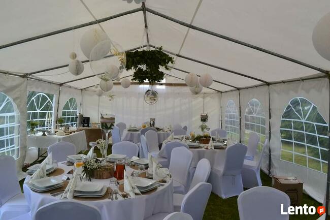 Wynajem Namiotów na Komunie Chcrzciny Poprawiny i Wesela