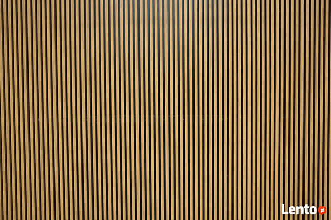 Lamele na ścianę, lamele drewniane na płycie, panele ścienne