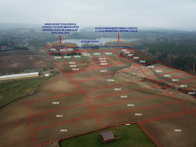 Działka, 3200 m2, widok, linia brzegowa, Gąski