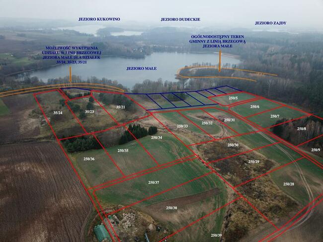 Działka, 3200 m2, widok, linia brzegowa, Gąski