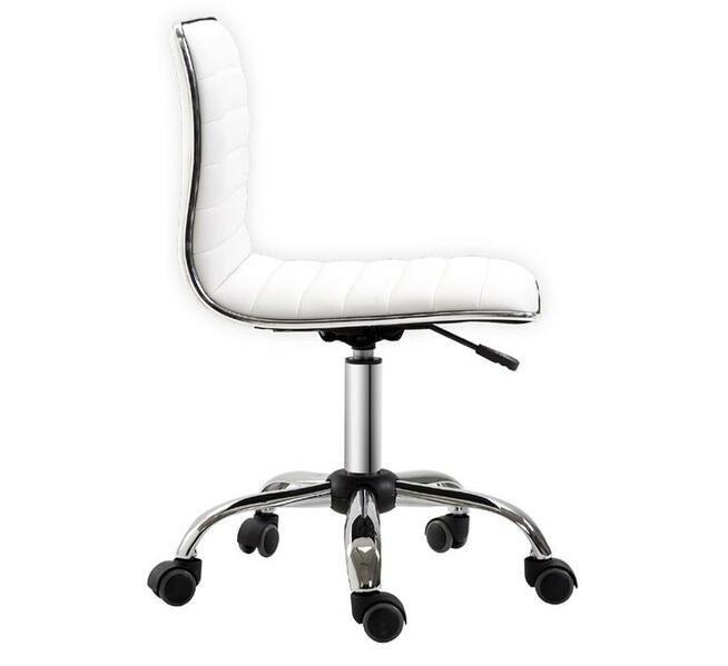 Fotel fryzjerski krzesło salonowe obrotowe z oparciem z regu