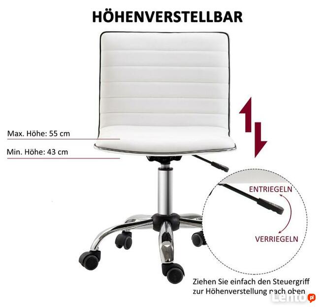 Fotel fryzjerski krzesło salonowe obrotowe z oparciem z regu