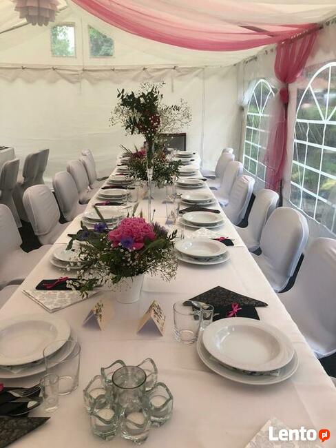 Wypożyczalnia namiotów, stołów, krzeseł, zastawa stołowa