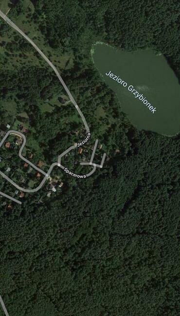 Kapalica 2900 m2 graniczy z jeziorem Grzybionek