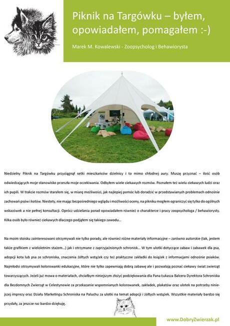 Zoopsycholog / Behawiorysta | Pies / Kot | Promocja!