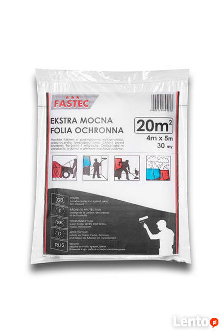 Folia MALARSKA TYNKARSKA ochronna EKSTRA MOCNA FASTEC 30my