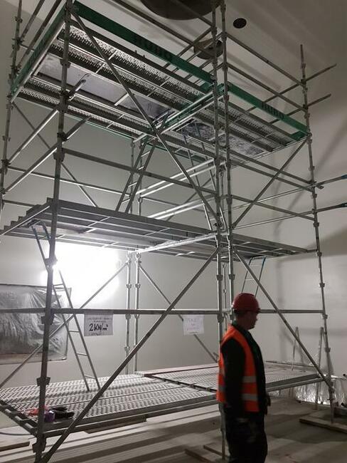 Wynajem rusztowań klinowe choinkowe