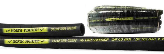 Wąż tynkarski 10m zakuty hydraulicznie złączkami CAMLOCK