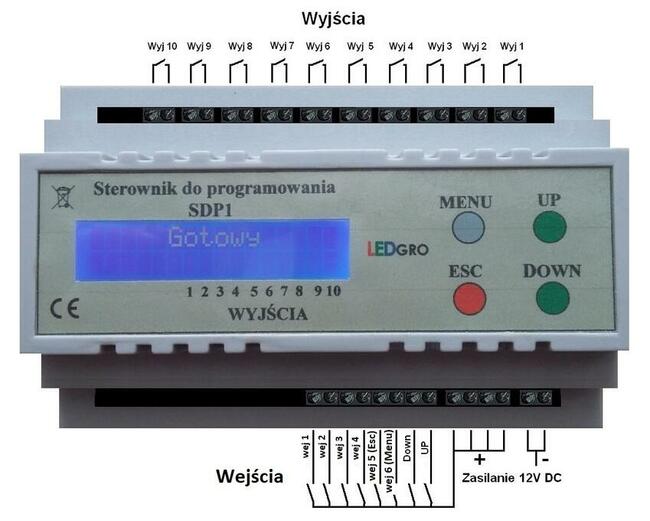 Program do sterownika pod indywidualne działanie.