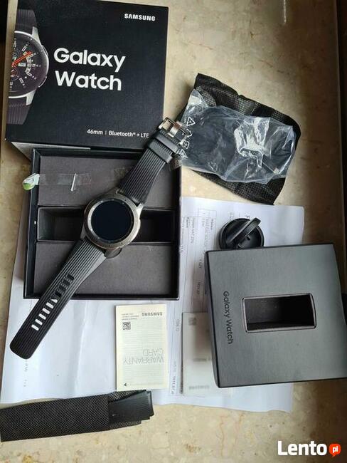Samsung galaxy watch 46 mm LTE, E-sim GPS, używany, jak nowy