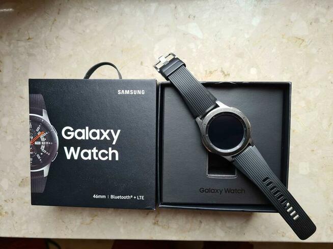 Samsung galaxy watch 46 mm LTE, E-sim GPS, używany, jak nowy