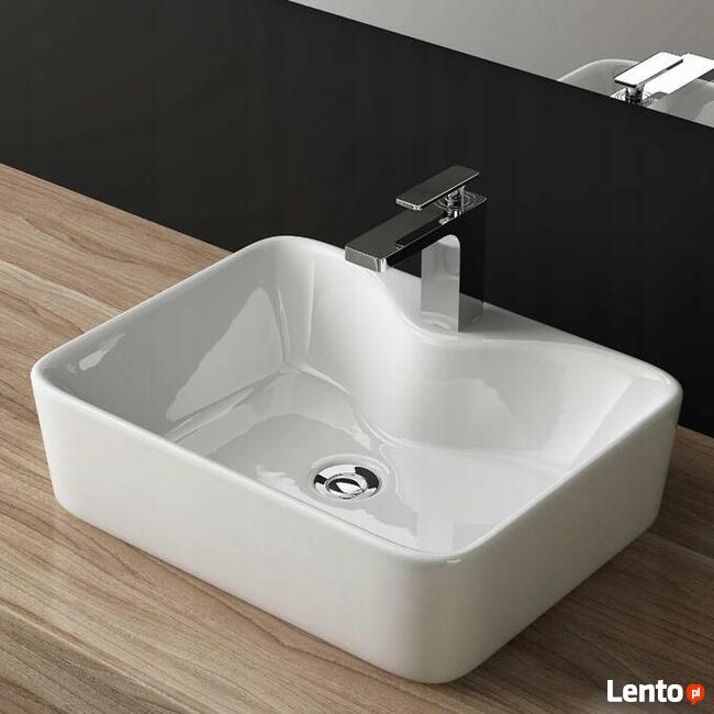 Umywalka nablatowa ceramiczna 50x40 NOWA