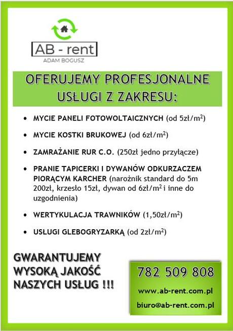 Mycie paneli fotowoltaicznych słonecznych, mycie przeszkleń