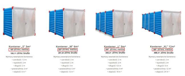 Garaż Magazyn Piwnica Schowek