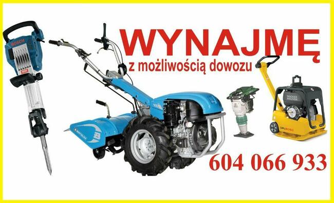 Glebogryzarka, młot, zagęszczarka, kosa, osuszacz termowizja