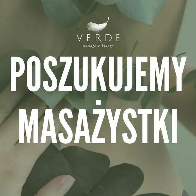 Zatrudnię masażystkę do spa Verde Massage & Beauty Kraków