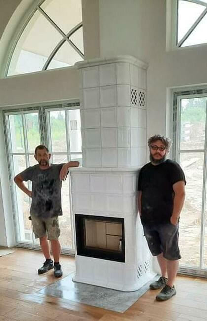 Zdun. Kominki. Piece kaflowe.