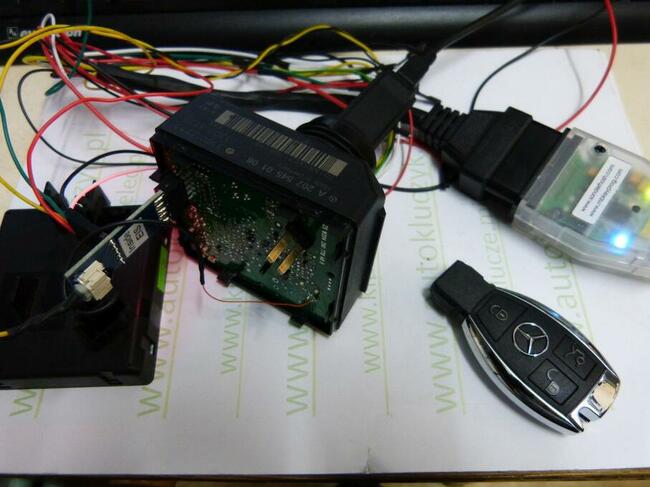 PROGRAMOWANIE KLUCZA DO MERCEDESA W204/W207 MIELEC