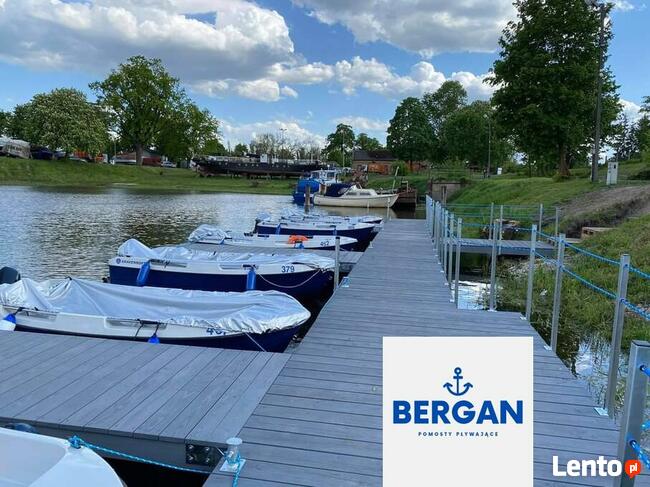 Pomost pływający na pływakach pomosty