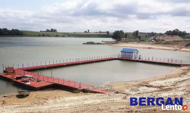 Pomost pływający na pływakach pomosty