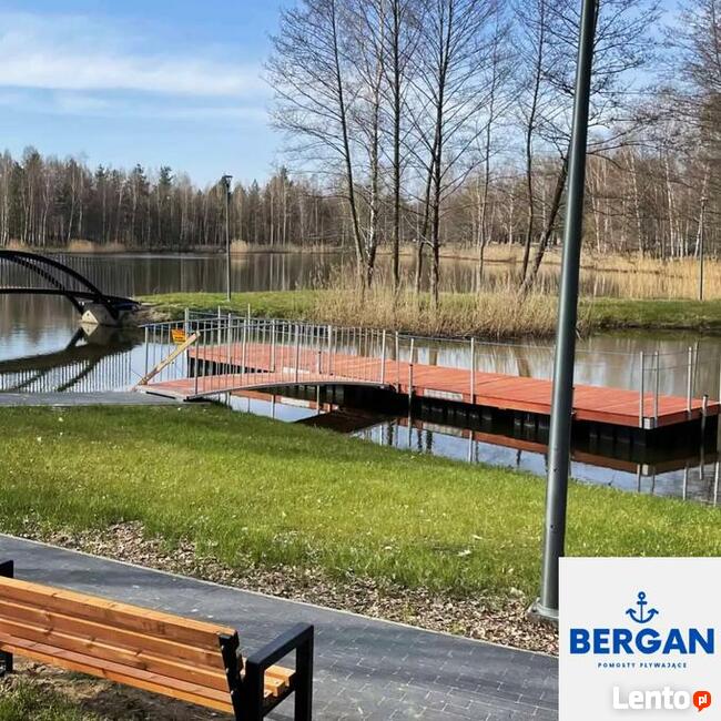 Pomost pływający na pływakach pomosty