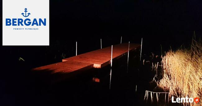 Pomost pływający na pływakach pomosty