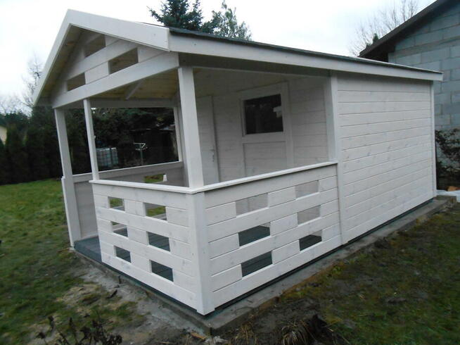 Domek ogrodowy , działkowy z tarasem 5 na 3 m