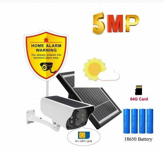 KAMERA SOLARNA GSM 3G 4G +PANEL SOLARNY+ karta SIM