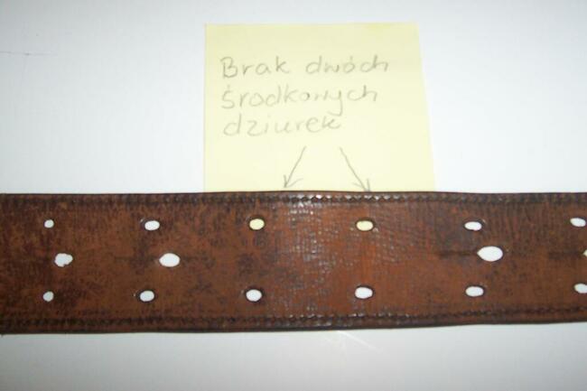 Polski pas oficerski z okresu II wojny Oryginał.