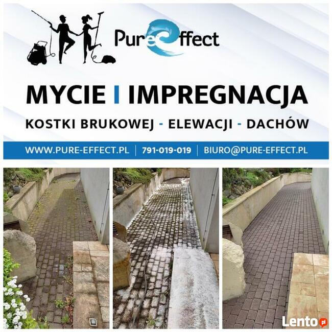 Mycie i impregnacja kostki brukowej, elewacji, dachów